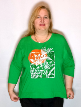 Блузон BL-8384 Зеленый Блузон BL-8384 Зеленый