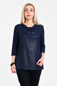 блузка 1910012/2 темно-синий блузка 1910012/2 темно-синий