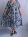 Платье (Пл050) графика (Smart-Woman, Россия) — размеры 3XL, 5 XL, 56-58