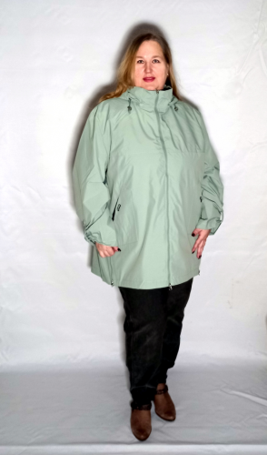 ВЕТРОВКА ( АРТ 506)  серо-зеленый (Китай, разные фабрики) — размеры 70