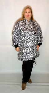 Плащ Графика цветы