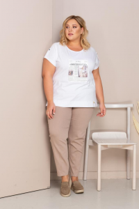 Брюки ТАЙМ (ВК22-028) кофе с молоком